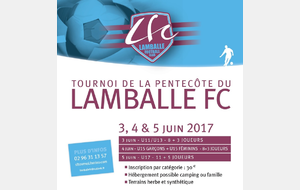 Programme tournoi U15 de Lamballe