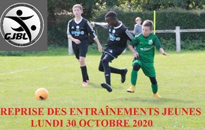 Reprise des enfants lundi 30 Novembre