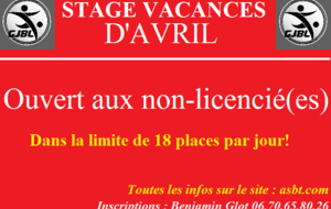 Stage d'Avril