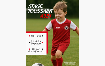 Stage de la Toussaint