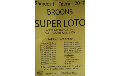Loto GJ Broons Lanrelas