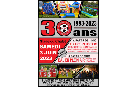 30 ANS DU CLUB