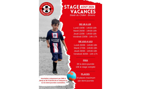 Stage d'été / Reprise foot à 11