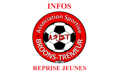 Infos reprise jeunes ASBT